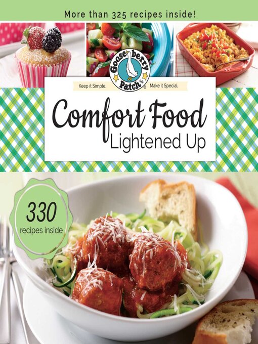 Title details for Comfort Food Lightened Up by Gooseberry Patch - Available